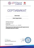 Формирование функциональной грамотности на уроках русского языка.
